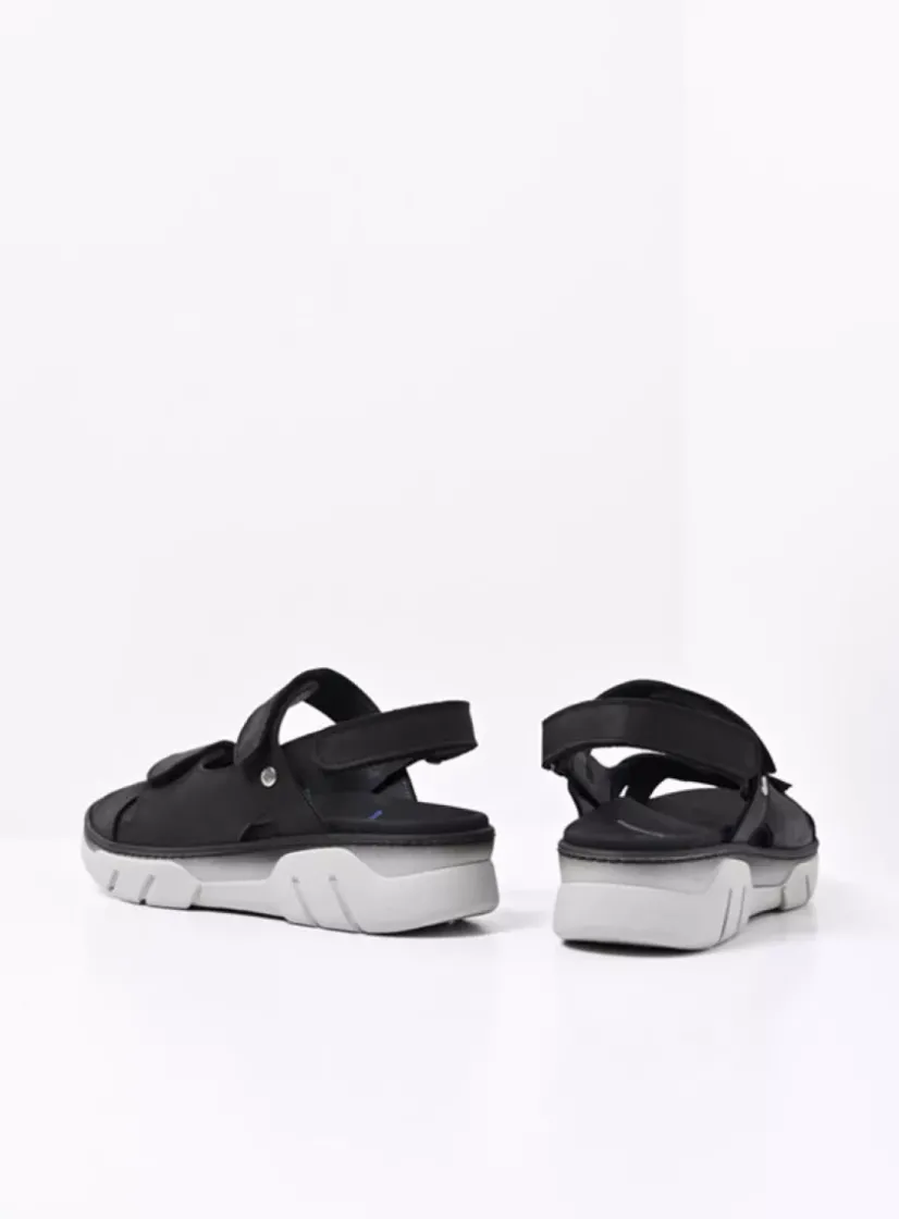 Wolky Rapid - zwart nubuck<DAMES Sneakers