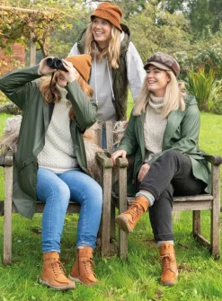 Wolky Reach - cognac nubuck<DAMES Hoge Veterschoenen|Veterlaarzen