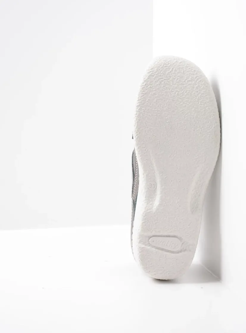 Wolky Roll Combi - antraciet leer<DAMES Herfst/Winter|Bandschoenen
