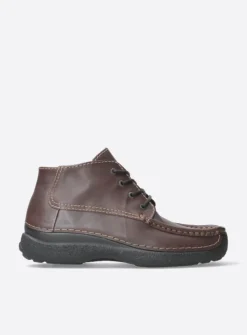 Wolky Roll Moc Men - bruin leer<Heren Veterschoenen Heren|Comfortschoenen Heren