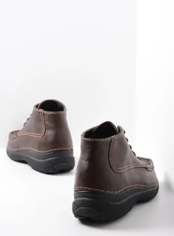 Wolky Roll Moc Men - bruin leer<Heren Veterschoenen Heren|Comfortschoenen Heren