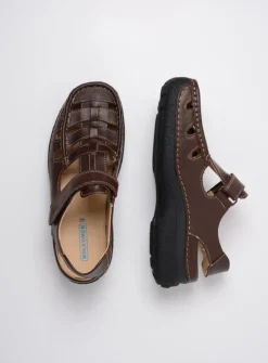 Wolky Roll Sandal Men - bruin leer<Heren Sandalen Voor Heren|Comfortschoenen Heren