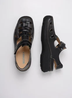 Wolky Roll Sandal Men - zwart leer<Heren Comfortschoenen Heren|Sandalen Voor Heren