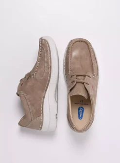 Wolky Roll Shoe - safari effectleer<DAMES Lage Veterschoenen
