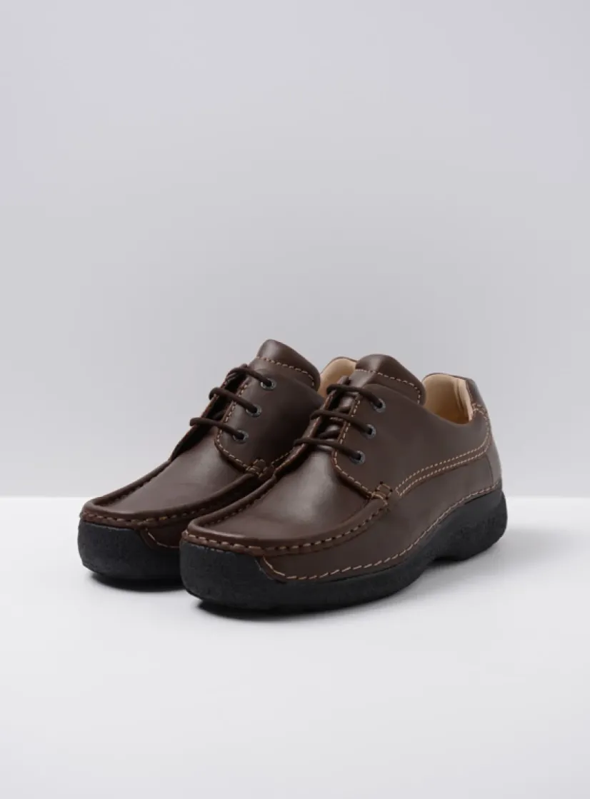 Wolky Roll Shoe Men - bruin leer<Heren Veterschoenen Heren|Comfortschoenen Heren