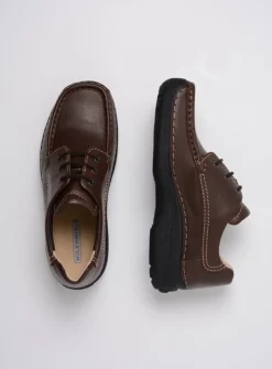 Wolky Roll Shoe Men - bruin leer<Heren Veterschoenen Heren|Comfortschoenen Heren