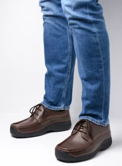 Wolky Roll Shoe Men - bruin leer<Heren Veterschoenen Heren|Comfortschoenen Heren