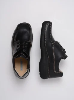 Wolky Roll Shoe Men - zwart leer<Heren Veterschoenen Heren|Comfortschoenen Heren