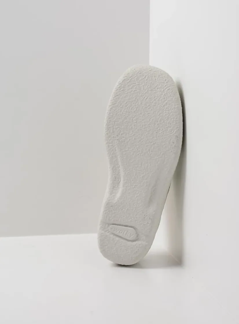 Wolky Roll Slide - beige nubuck<DAMES Slippers|Klompen