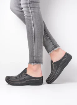 Wolky Roll Slide Vegan -<DAMES Slippers|Klompen