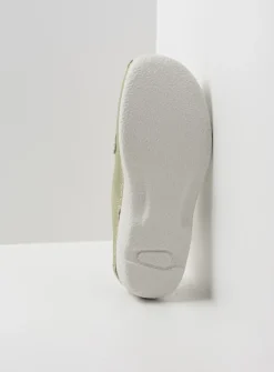 Wolky Roll Slipper - lichtgroen nubuck<DAMES Slippers|Klompen