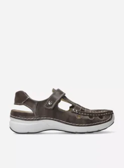 Wolky Rolling Sun - cederbruin effectleer<DAMES Sandalen
