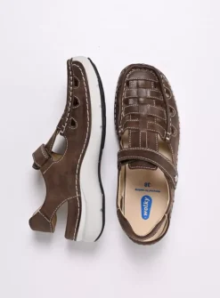 Wolky Rolling Sun - cederbruin effectleer<DAMES Sandalen