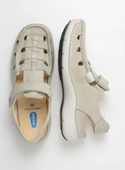 Wolky Rolling Sun - gebroken wit leer<DAMES Sandalen