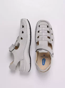 Wolky Rolling Sun - gebroken wit effectleer<DAMES Sandalen