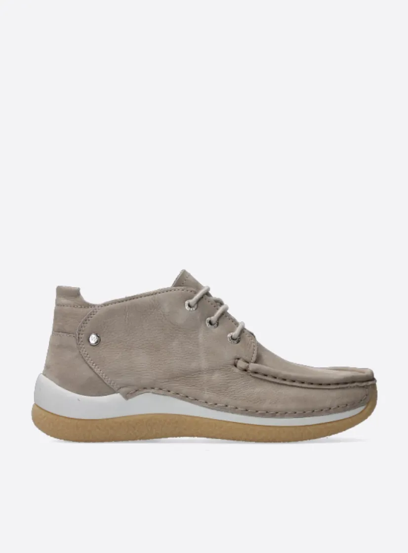 Wolky Rosella - safari nubuck<DAMES Lage Veterschoenen|Hoge Veterschoenen