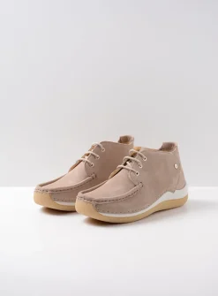 Wolky Rosella - safari nubuck<DAMES Lage Veterschoenen|Hoge Veterschoenen