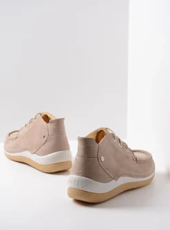 Wolky Rosella - safari nubuck<DAMES Lage Veterschoenen|Hoge Veterschoenen