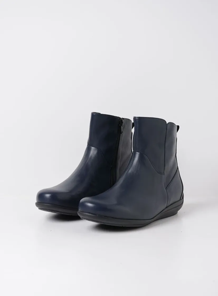 Wolky Ryland F2F - blauw biocare<DAMES Herfst/Winter|Enkellaarsjes