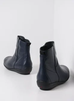 Wolky Ryland F2F - blauw biocare<DAMES Herfst/Winter|Enkellaarsjes