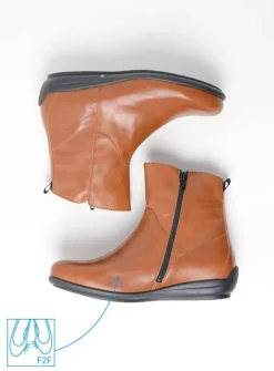 Wolky Ryland F2F - brandy biocare<DAMES Herfst/Winter|Enkellaarsjes