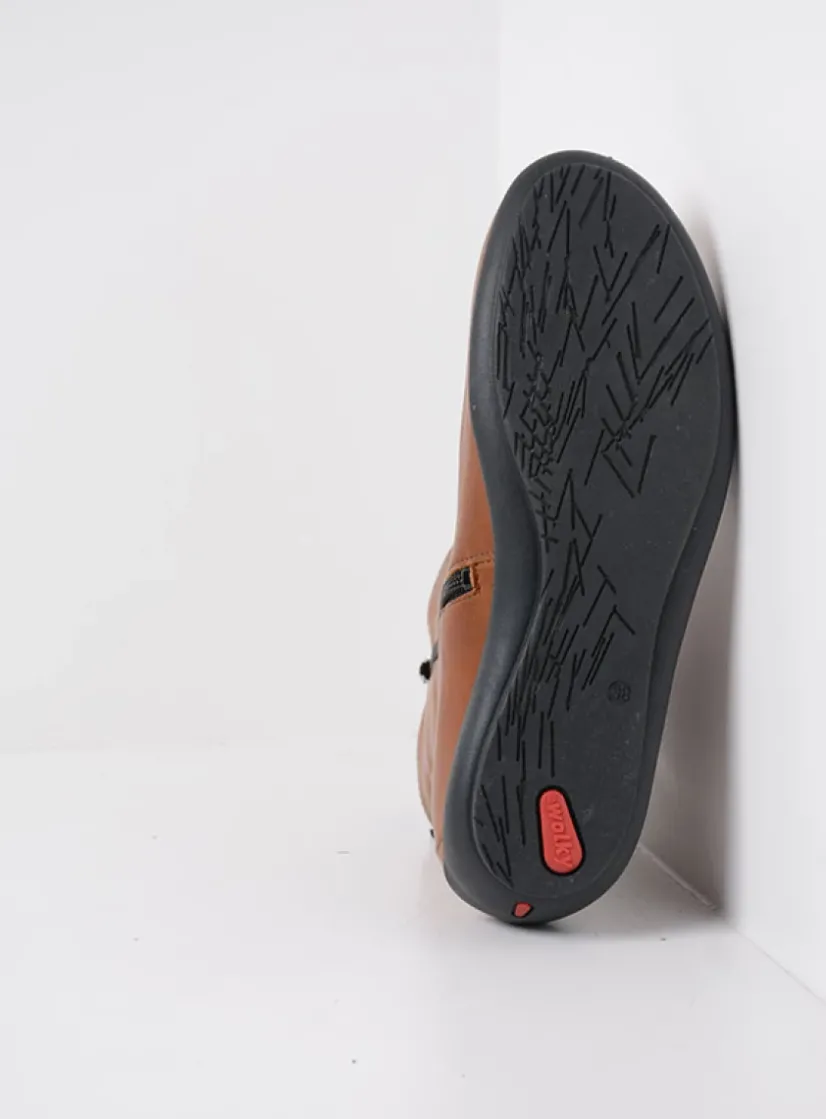 Wolky Ryland F2F - brandy biocare<DAMES Herfst/Winter|Enkellaarsjes