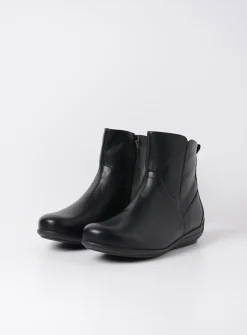 Wolky Ryland F2F - zwart biocare<DAMES Herfst/Winter|Enkellaarsjes