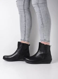 Wolky Ryland F2F - zwart biocare<DAMES Herfst/Winter|Enkellaarsjes