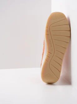 Wolky Salado - oranje leer<DAMES Hoge Veterschoenen