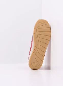 Wolky Salado - rood leer<DAMES Hoge Veterschoenen