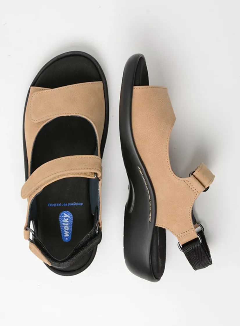 Wolky Salvia - beige nubuck<DAMES Sandalen
