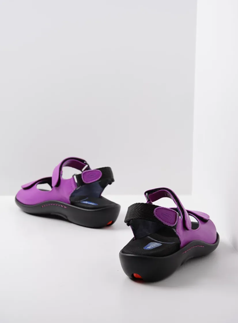 Wolky Salvia - fuchsia leer<DAMES Sandalen