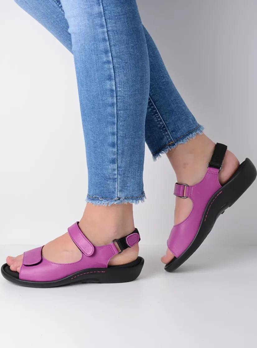 Wolky Salvia - fuchsia leer<DAMES Sandalen