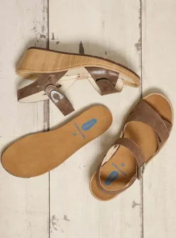 Wolky Sanibel - cederbruin effectleer<DAMES Sandalen