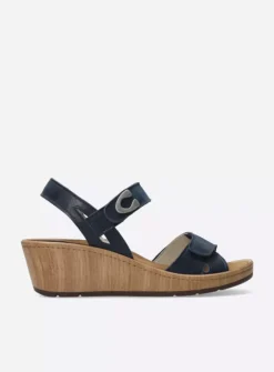 Wolky Sanibel - denim effectleer<DAMES Sandalen
