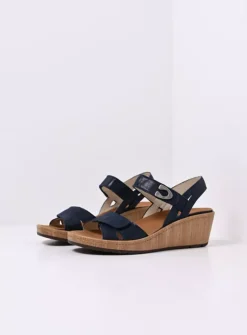 Wolky Sanibel - denim effectleer<DAMES Sandalen