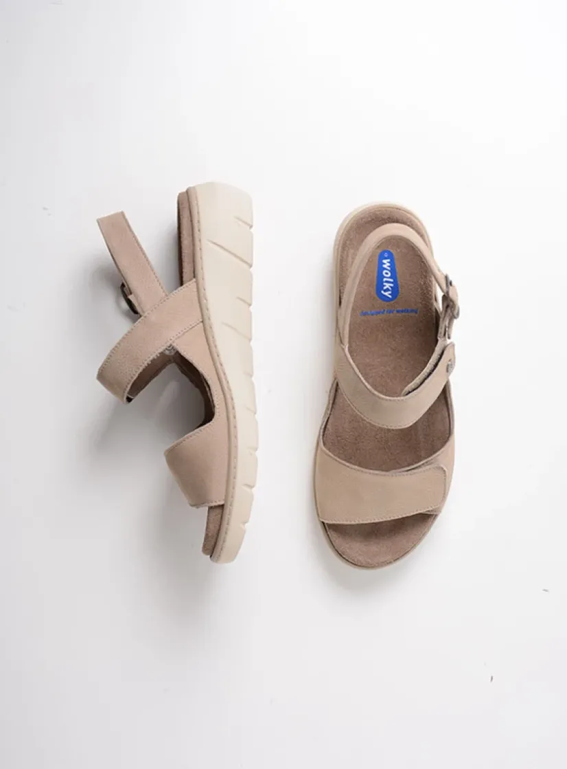 Wolky Santorini - safari nubuck<DAMES Sandalen