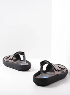 Wolky Sense - brons leer<DAMES Slippers