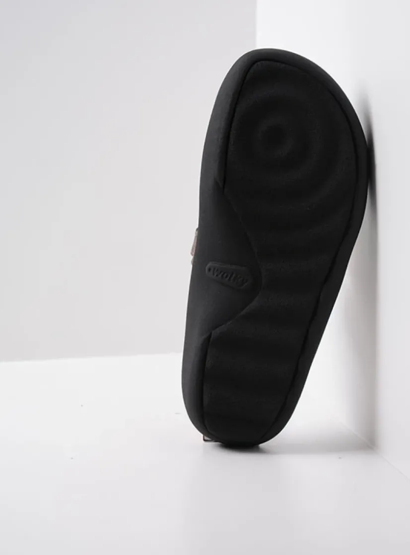 Wolky Sense - brons leer<DAMES Slippers