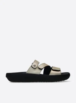 Wolky Sense - goud leer<DAMES Slippers
