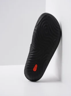 Wolky Sense - zwart leer<DAMES Slippers