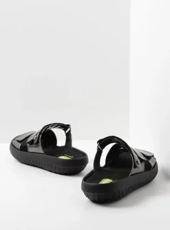 Wolky Sense Vegan - grijsgroen vegan lak<DAMES Slippers