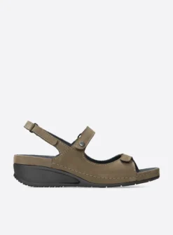Wolky Shallow - beige nubuck<DAMES Sandalen