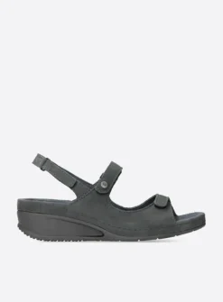 Wolky Shallow - grijs nubuck<DAMES Sandalen
