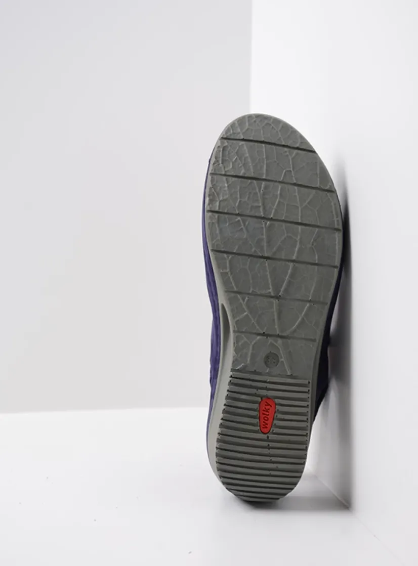 Wolky Shallow - paars nubuck<DAMES Sandalen