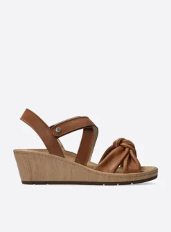Wolky Sisal - cognac leer<DAMES Sandalen
