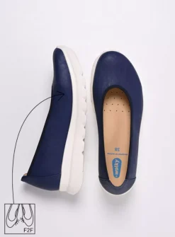Wolky Snallerina F2F - jeans biocare<DAMES Instappers