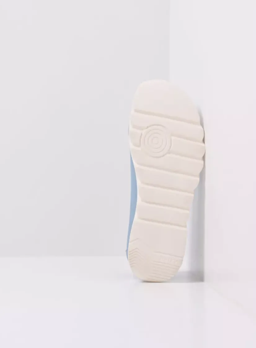 Wolky Snallerina F2F - lichtblauw biocare<DAMES Instappers