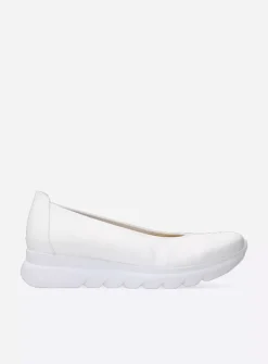 Wolky Snallerina F2F - wit biocare<DAMES Instappers