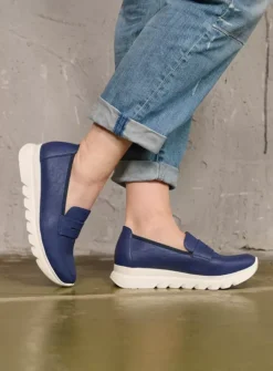 Wolky Snoafer F2F - jeans biocare<DAMES Instappers